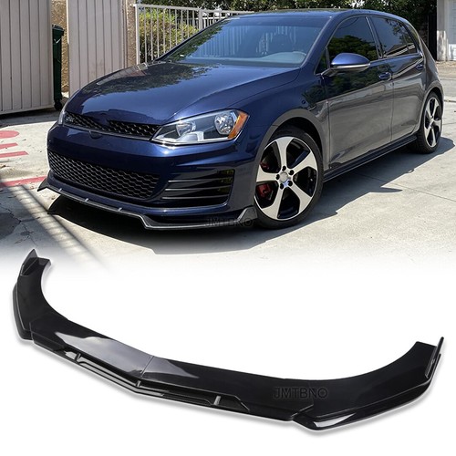 5pc front bumper lip spoiler - front,