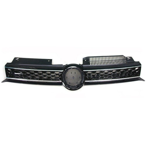 Grille black chrome - w/, trim