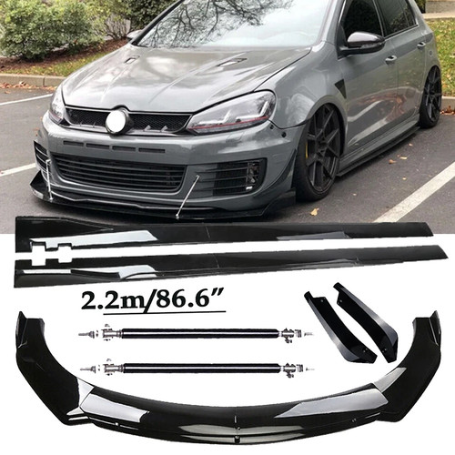 Front bumper lip spoiler - front,