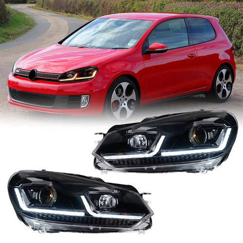 Led front headlights - led,