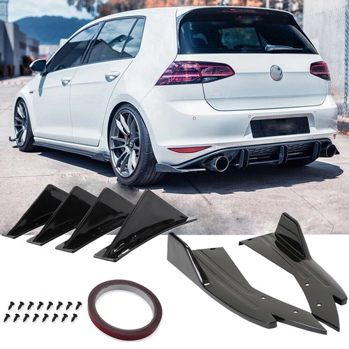 Glossing black car rear bumper - glossing,