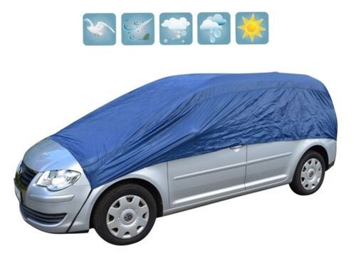 Premium half garage car cover - garage,